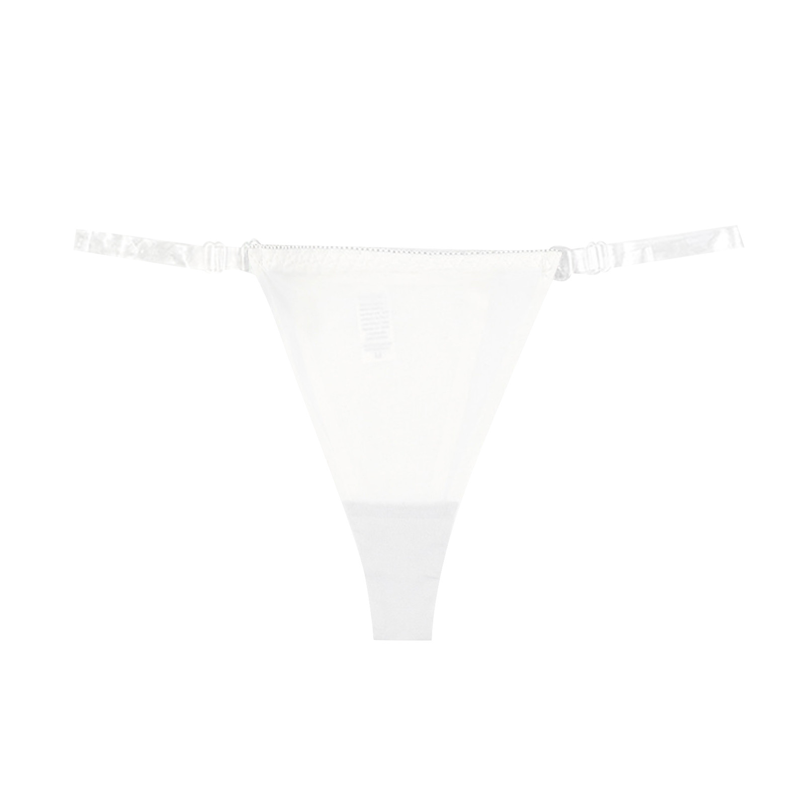 thumbnail image 4 of Ropa interior sin costuras de seda helada para mujer, cintura baja - Poliéster, transparente/fino, transpirable, lavado a mano, tallas S/M/L, 4 of 4